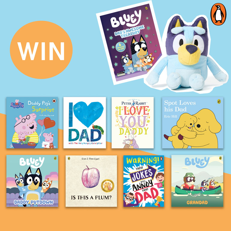 Books to be won in our 2026 Father's Day Book Bundle