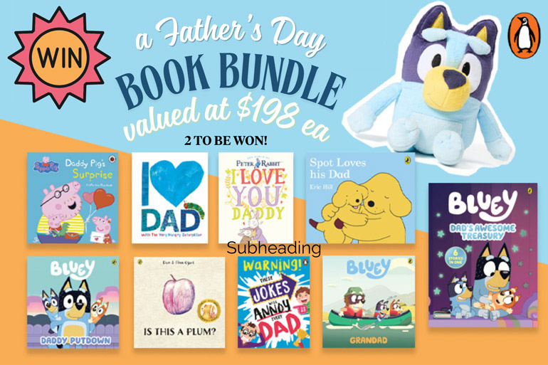 WIN 1 of 2 Penguin Kids Father's Day Book Bundles, Worth $198 Each 2 Win a Father's Day Book Bundle