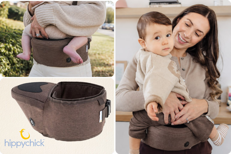 The Best Baby Carriers for Australian Parents, from Tiny Newborns to Tired Toddlers 11 Hippychick Hipseat in Mocha