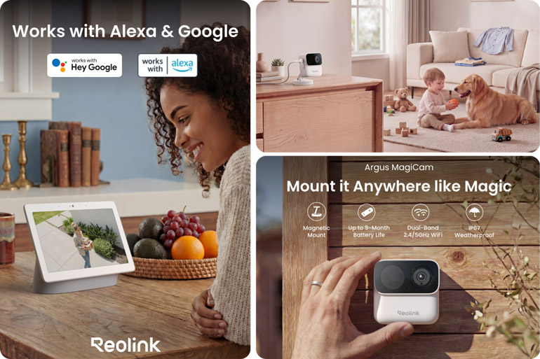 Transform Your Home and Garden with Over $5,000 Worth of Prizes Up for Grabs! 8 Reolink Argus MagiCam Security Camera