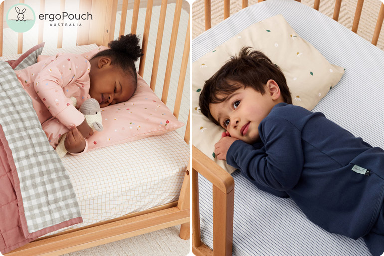 ergoPouch Organic Toddler Pillow & Case