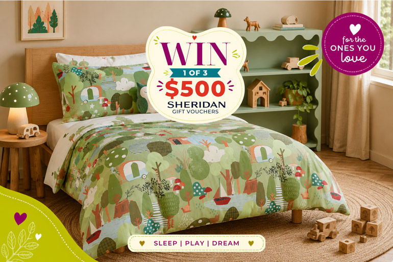 WIN $1,500 Worth of Sheridan Kids Bedding … the Bedroom Glow-Up Your Little One Will Love Win $1500 worth of Sheridan Kids Bedding Gift Vouchers