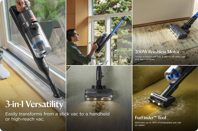 BISSELL Powerclean Furfinder vacuum for cleaning pet fur off floors