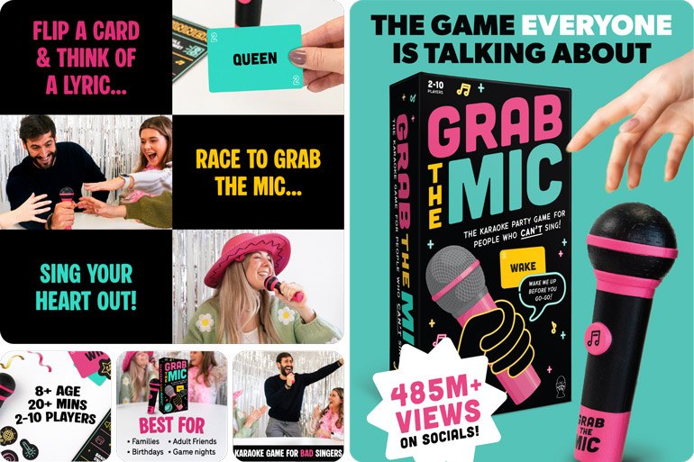 Grab the Mic best birthday gifts