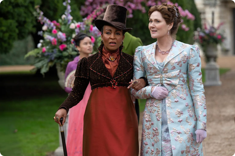 Lady Violet with Lady Danbury