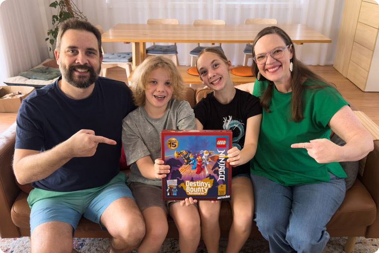 GO FULL NINJA: Our Family Took On LEGO® NINJAGO Destiny’s Bounty Adventures & Won! 8 Lauren and her family LEGO Ninjago Reviewers