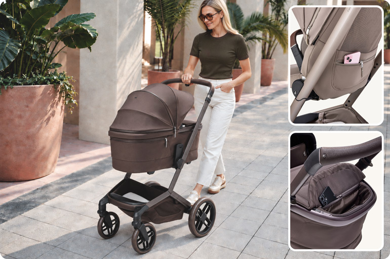 Maxi-Cosi Fame+ Stroller and Bassinet