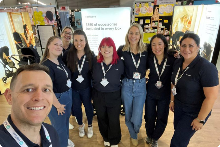 Gold, Gold and More Gold: Why Babybee Is the Best Pram Brand in Australia 4 Babybee Team at PBC Expo