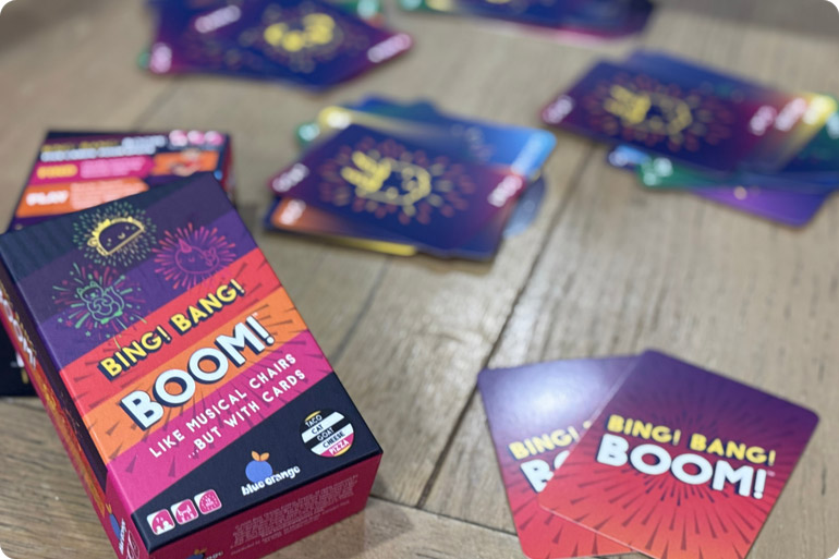 Screen-Free Fun That Sneaks in Learning. Win 1 of 6 Blue Orange Games Bundles for Little Kids 14 Bing Bang Boom Blue Orange FI