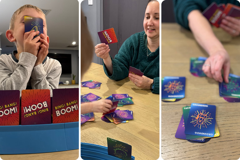 Screen-Free Fun That Sneaks in Learning. Win 1 of 6 Blue Orange Games Bundles for Little Kids 16 Bing Bang Boom gameplay