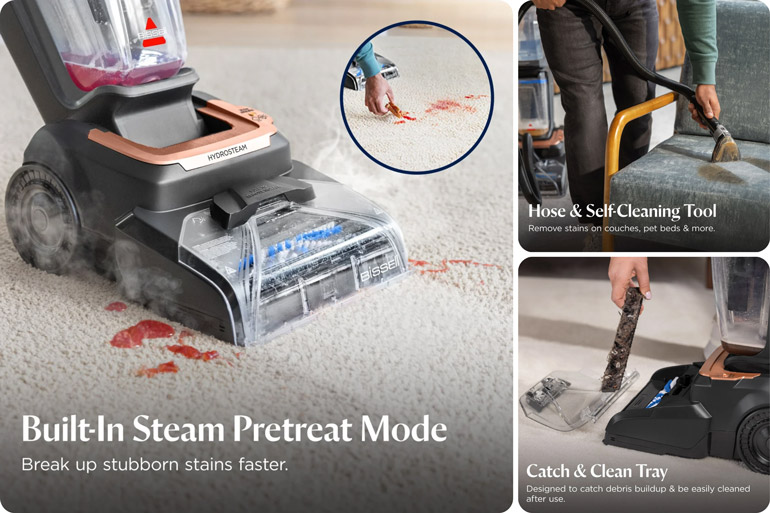 BISSELL CleanView Hydrosteam carpet cleaner