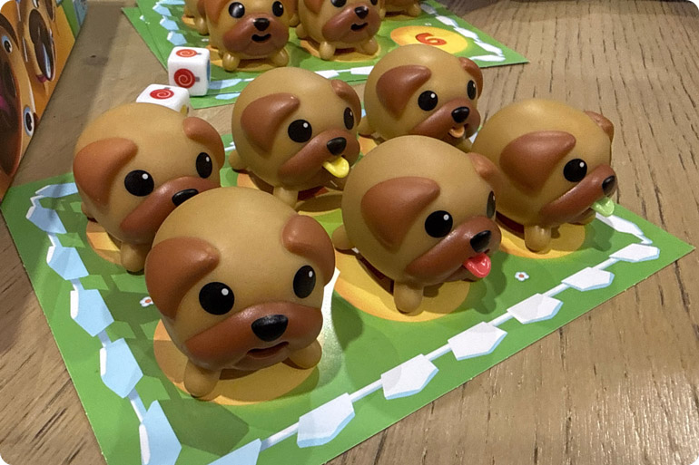 Screen-Free Fun That Sneaks in Learning. Win 1 of 6 Blue Orange Games Bundles for Little Kids 5 Dogs in Tongues Out game