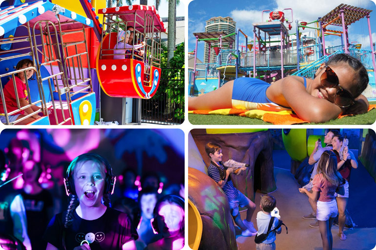Paradise Resort Gold Coast activities including kids club
