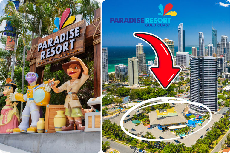 Paradise Resort Gold Coast Location