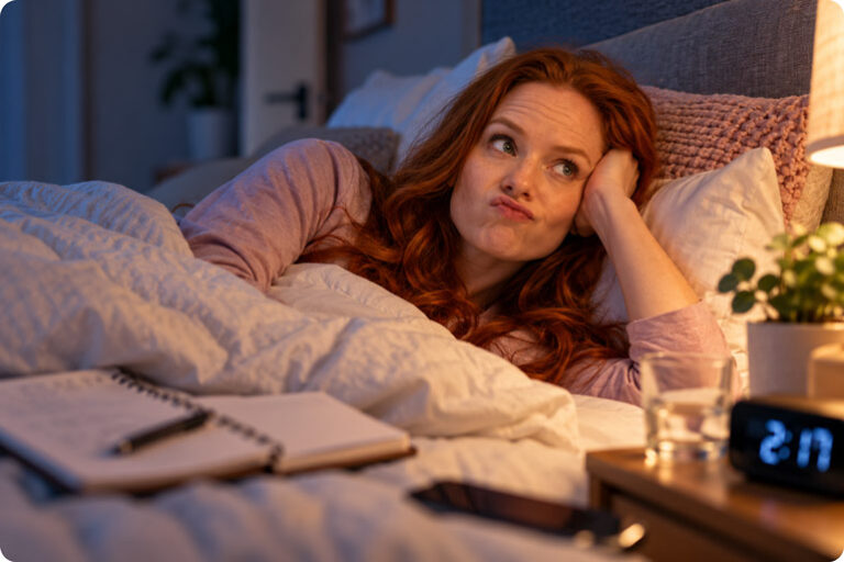 Tell Me You Have ADHD Without Telling Me: 25 Signs So Relatable You’ll Feel Attacked woman laying awake at night tell me you have adhd