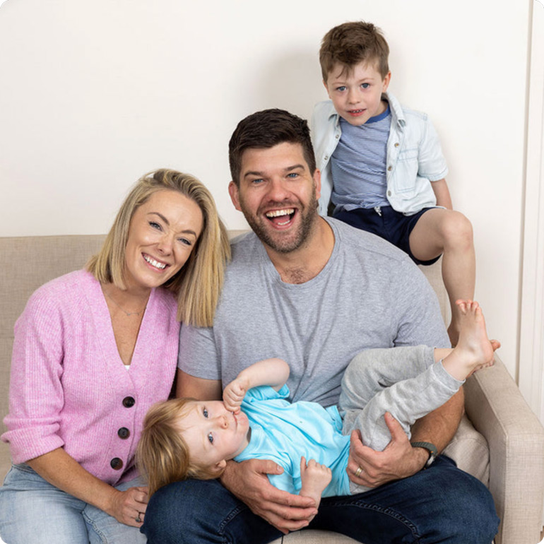 Need a Quick Wash? Busy Parents, Meet Top N Tail Self-Foaming Wash Cloths 2 Top N Tail Founder Claire Carroll and her family