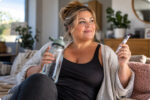 woman after her mounjaro first month for weight loss